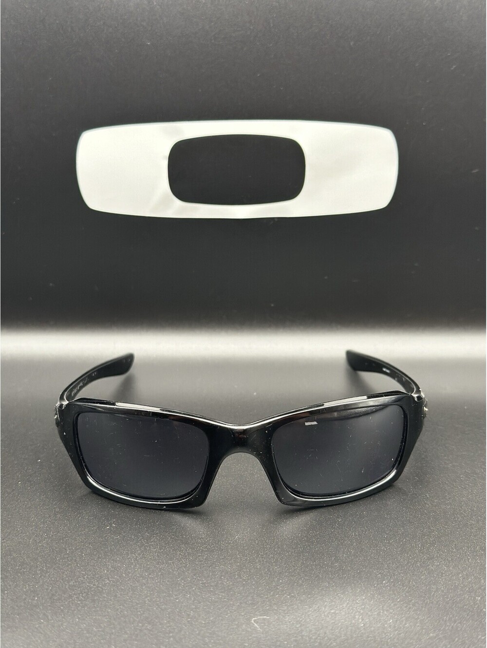 Oakley Fives Squared Polished Black w/Grey Lenses